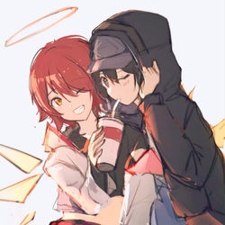 This is a pixiv picture whose title is 能博新衣服.