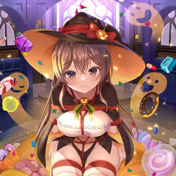This is a pixiv picture whose title is 十月绑缚 Happy Halloween2022.