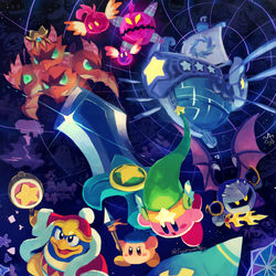 This is a pixiv picture whose title is 星のカービィwii11周年！.