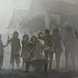 This is a pixiv picture whose title is 【PFSOZ】シャージ孤児院【エイリル教団】.