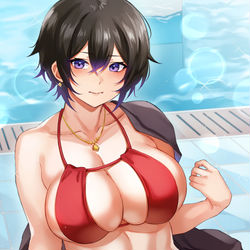 This is a pixiv picture whose title is ハイスペック彼女.