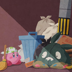 This is a pixiv picture whose title is ヤブクロン.