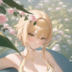 This is a pixiv picture whose title is mature Lumine.