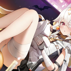 This is a pixiv picture whose title is ハロウィンラビィ.