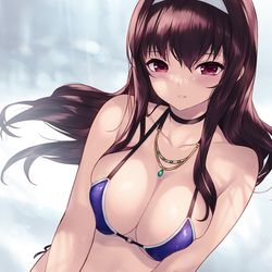 This is a pixiv picture whose title is 霞ヶ丘詩羽.