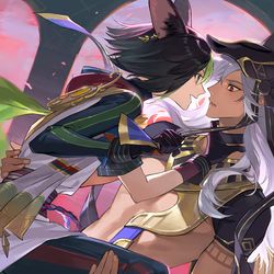 This is a pixiv picture whose title is 無題.