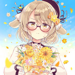 This is a pixiv picture whose title is 独占予報.