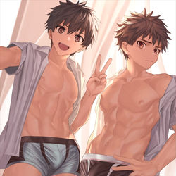 This is a pixiv picture whose title is ピース.