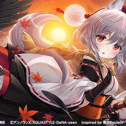 This is a pixiv picture whose title is 【東方ダンマクカグラ】フォールオブフォール.