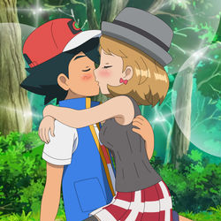 This is a pixiv picture whose title is いきなりキス.