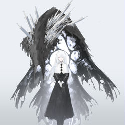 This is a pixiv picture whose title is 【PFSOZ】黒子の龍と代弁者.