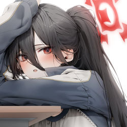 This is a pixiv picture whose title is 羽川ハスミ.