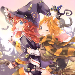 This is a pixiv picture whose title is ハッピーハロウィン🎃.