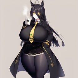 This is a pixiv picture whose title is デカフェ.