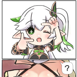 This is a pixiv picture whose title is なんか残念なナヒーダちゃん.