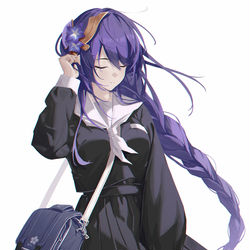 This is a pixiv picture whose title is 雷电影.