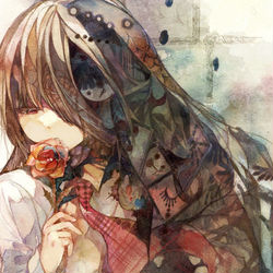 This is a pixiv picture whose title is ib:執着.