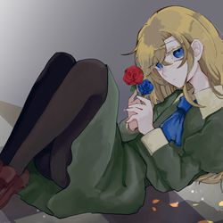 This is a pixiv picture whose title is 『メアリー』.