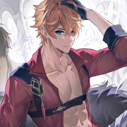 This is a pixiv picture whose title is 确实是很尽兴的一次体验......虽然湿透了.