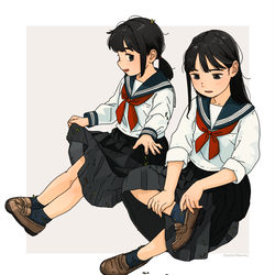 This is a pixiv picture whose title is 盗人.