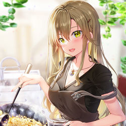 This is a pixiv picture whose title is お昼はやっぱり卵チャーハン.