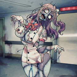 This is a pixiv picture whose title is ゾンビなにくるちゃん.