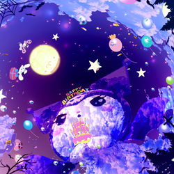 This is a pixiv picture whose title is ハロウィンパーティークロミ🎃🦇🕸.