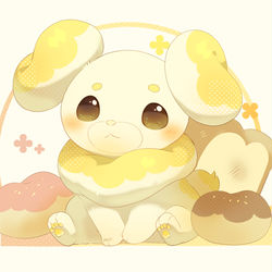 This is a pixiv picture whose title is くぅん？.