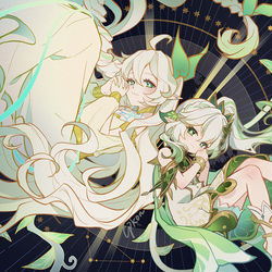 This is a pixiv picture whose title is 慈樹與小草.