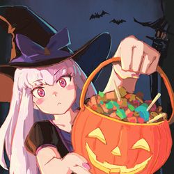 This is a pixiv picture whose title is Trick or Treat?.