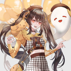 This is a pixiv picture whose title is Hutao.