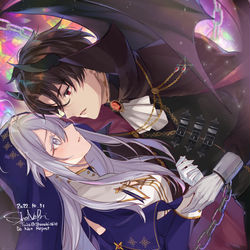 This is a pixiv picture whose title is シンレナ2022ハロウィン.