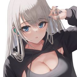 This is a pixiv picture whose title is どうしたい？🖤.