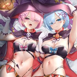 This is a pixiv picture whose title is Halloween.