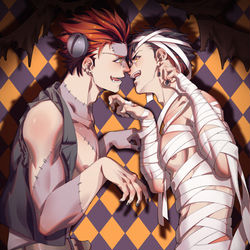 This is a pixiv picture whose title is Trick or treat.