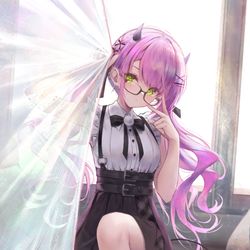 This is a pixiv picture whose title is - 常闇トワ-.