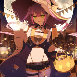 This is a pixiv picture whose title is 「食べちゃうぞ？」.