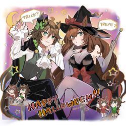 This is a pixiv picture whose title is ハッピーハロウィン.