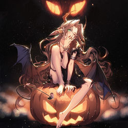 This is a pixiv picture whose title is 🎃.
