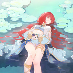 This is a pixiv picture whose title is 寝てるニィロウちゃん.