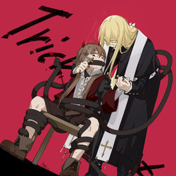 This is a pixiv picture whose title is Trick or treat！.