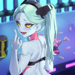 This is a pixiv picture whose title is Rebecca.