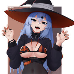 This is a pixiv picture whose title is Halloween.