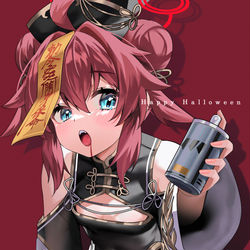 This is a pixiv picture whose title is 小塗マキ（ハロウィンコス）.