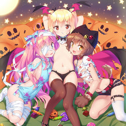 This is a pixiv picture whose title is HAPPY HALLOWEEN.