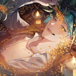 This is a pixiv picture whose title is Enchanted.