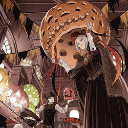 This is a pixiv picture whose title is ハロウィンの準備.