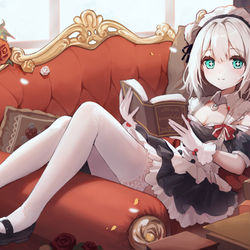This is a pixiv picture whose title is lazy.
