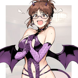 This is a pixiv picture whose title is ハロウィン律子.