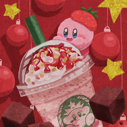 This is a pixiv picture whose title is スタバの新作.